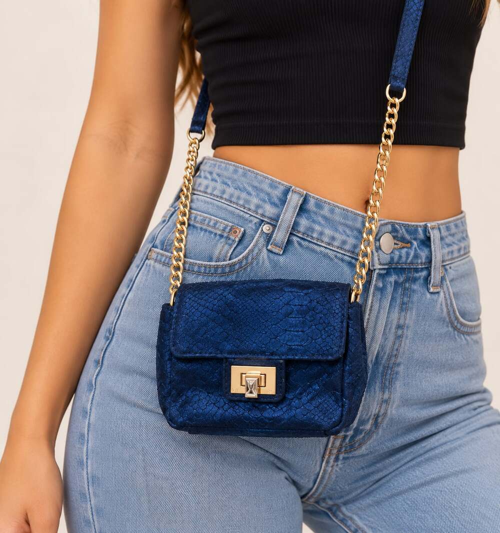 2013 Juicy Couture Crossbody Bag Blue